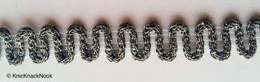 Bronze Woven Zari Thread Lace Trim, Approx. 24mm wide - 200317L150